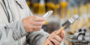 cellular phone to access coupon, product informaiton in retail store