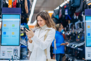 connectivity retail in-store mobile purchases omnichannel